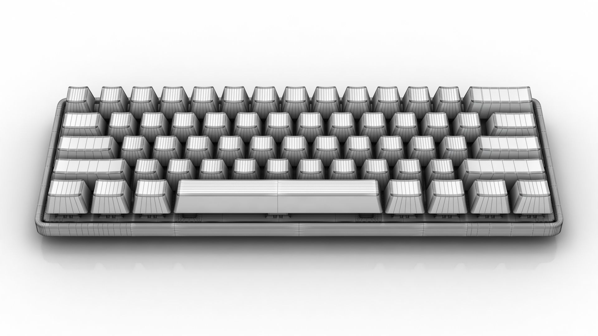 Apex Pro Mini Wireless Keyboard Low-poly 3D model_13