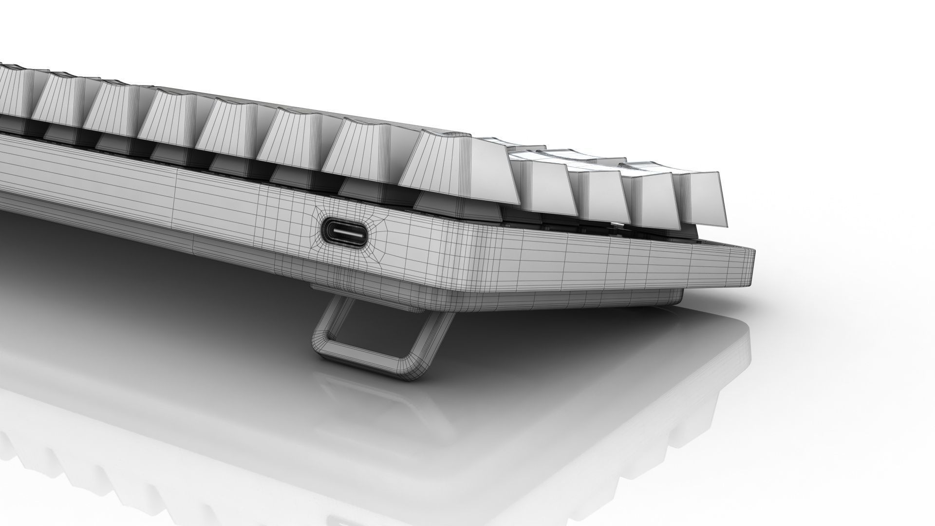 Apex Pro Mini Wireless Keyboard Low-poly 3D model_20