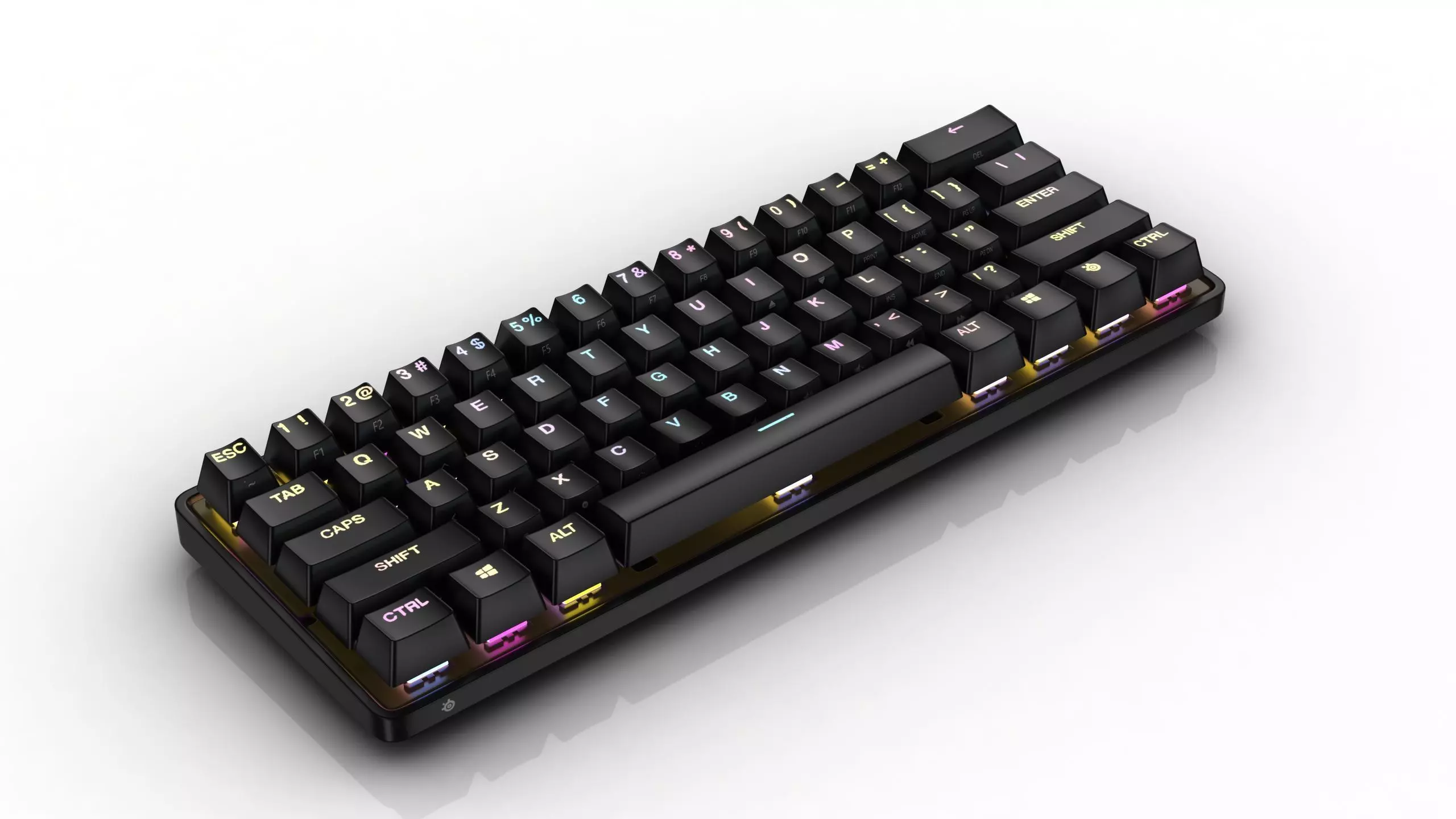 Apex Pro Mini Wireless Keyboard Low-poly 3D model_0