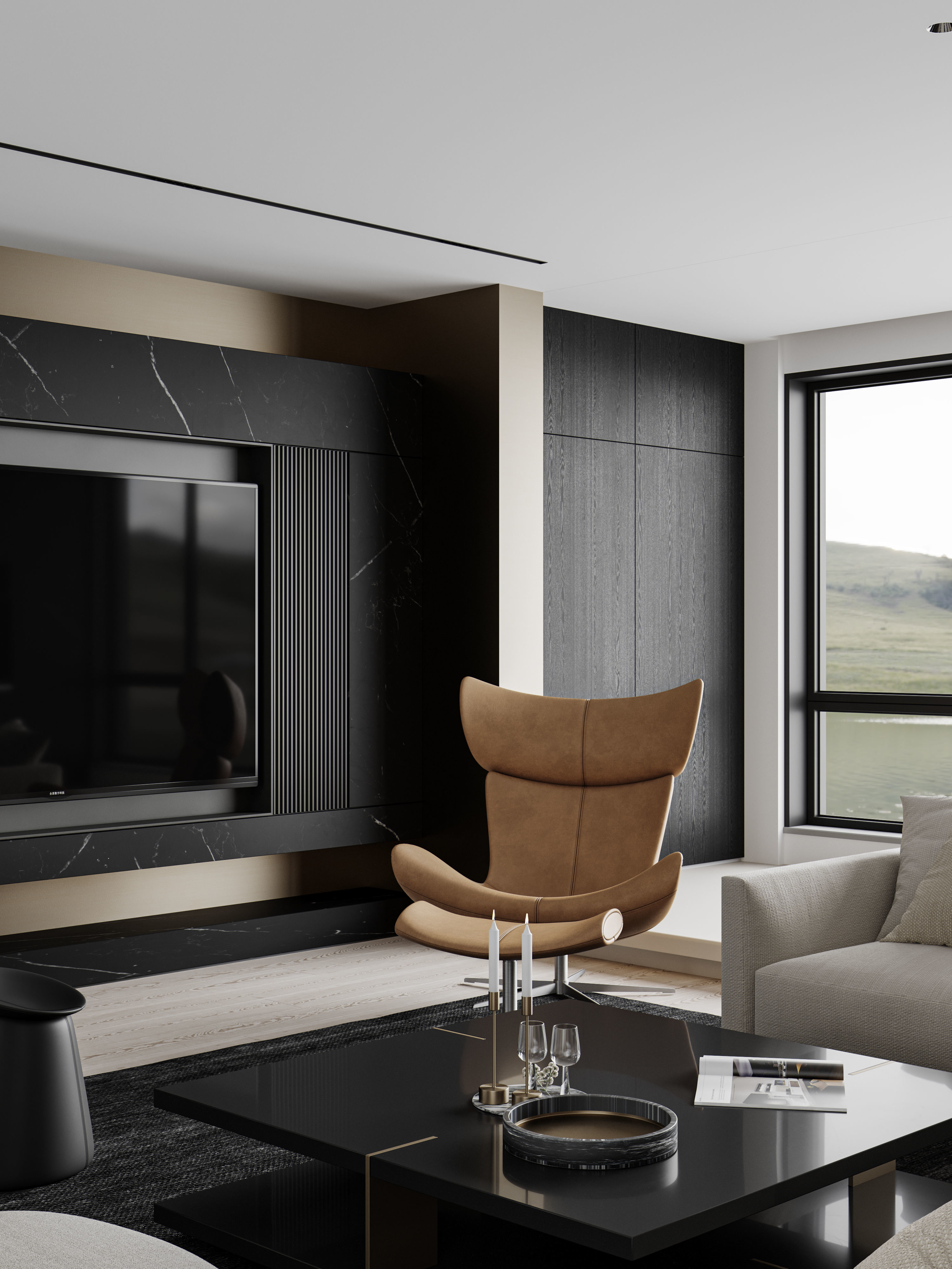 apartment interior scenes      3D model_3