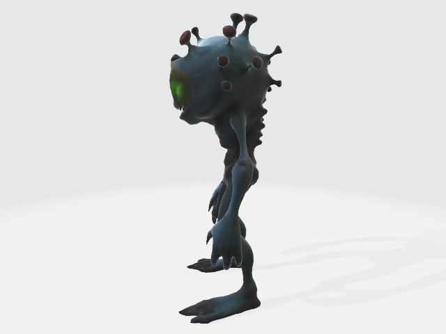 humanoid virus 3D model_1