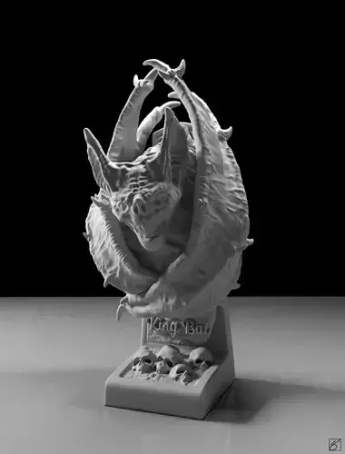 Kingbat - Buildable sculpture