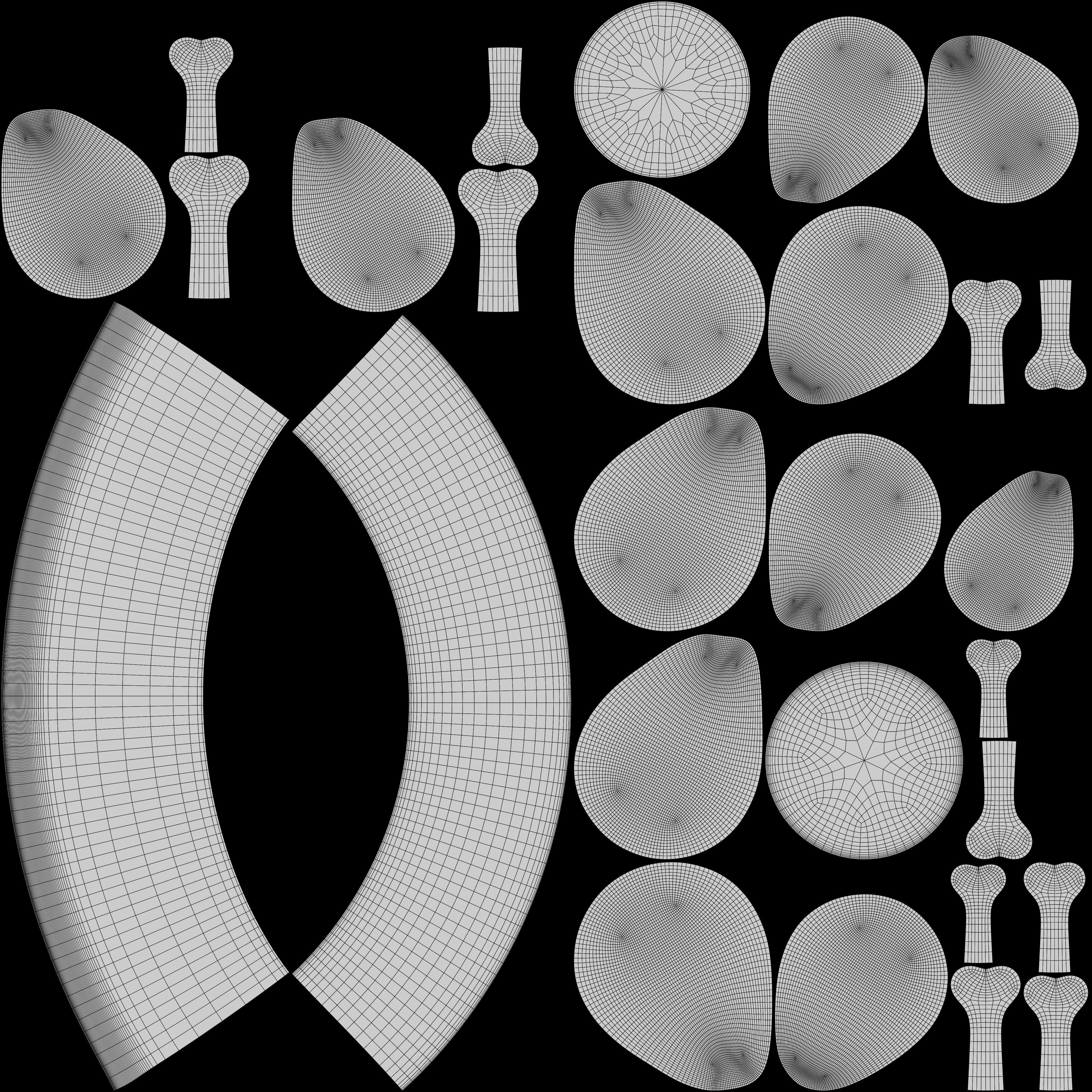 Chicken Legs Stylized 3D model_6