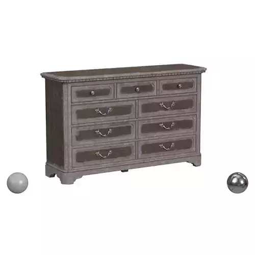 True Vintage Dresser 3D model
