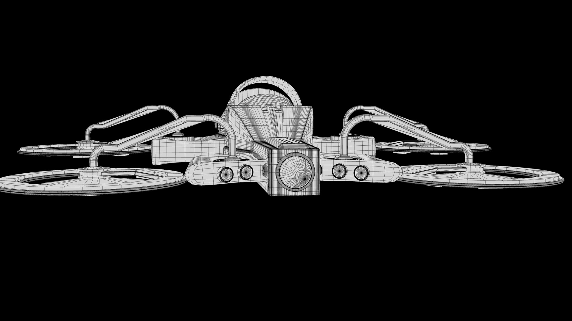 Sci Fi Drone 3D model_14