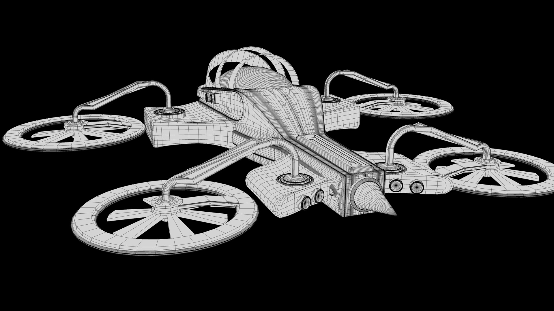 Sci Fi Drone 3D model_12