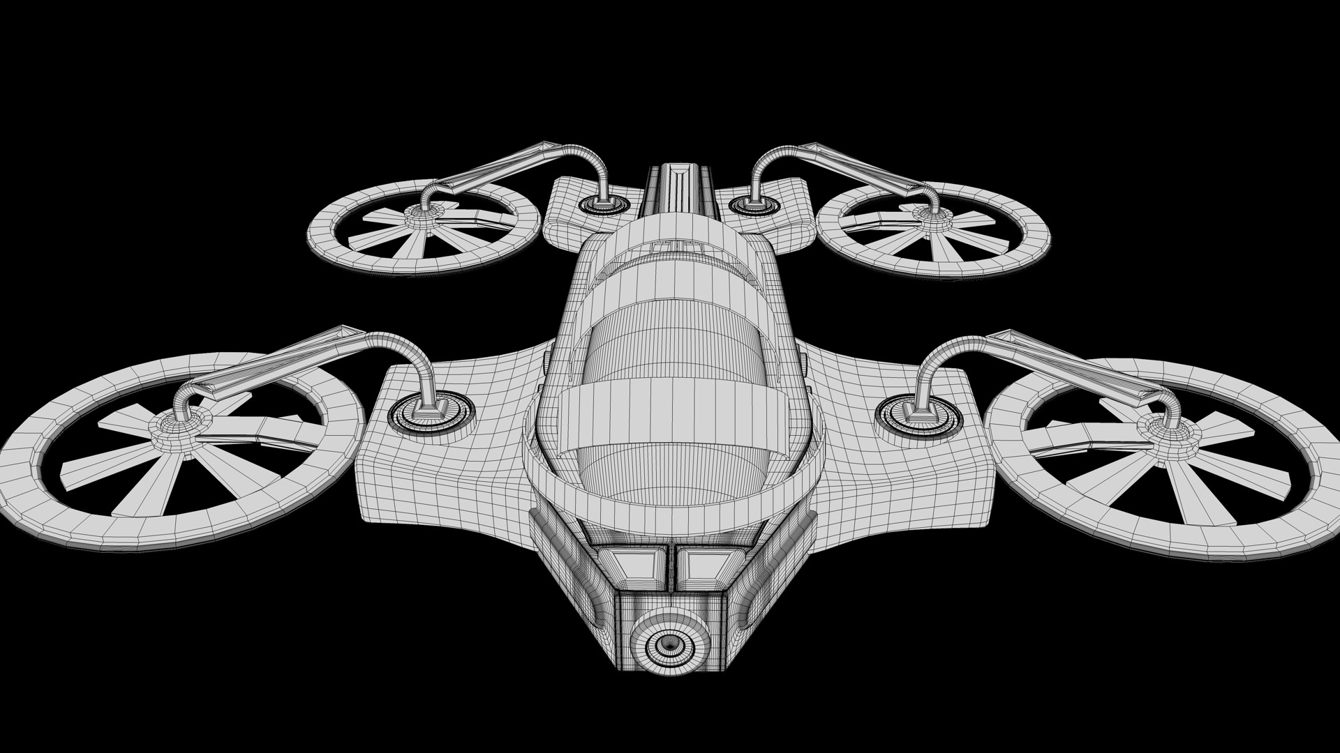 Sci Fi Drone 3D model_11