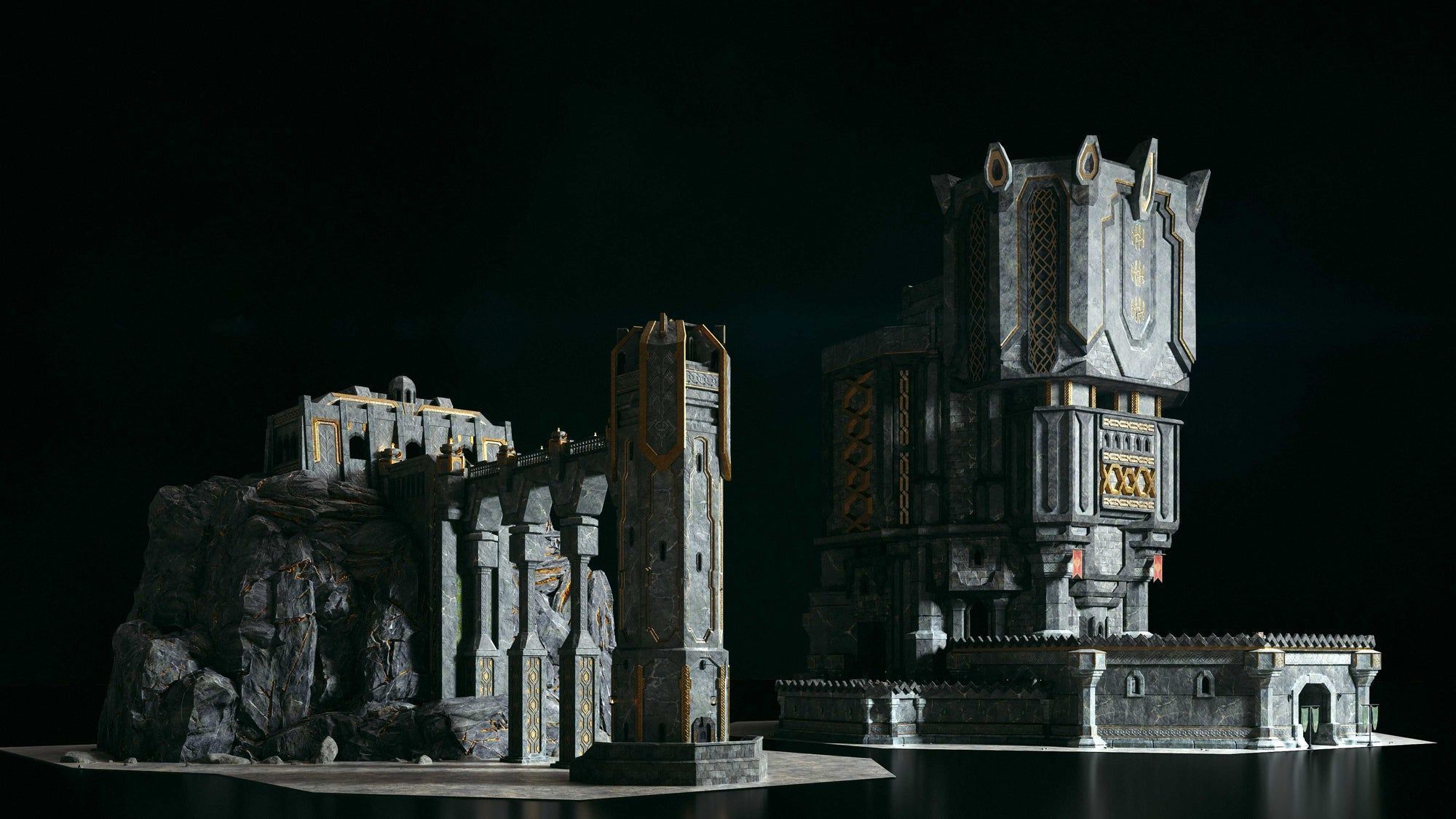 FORGE THE FANTASY Low-poly 3D model_1