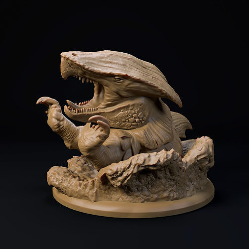 Bulette ambush 32mm scale - pre-supported - FREE Free 3D print model