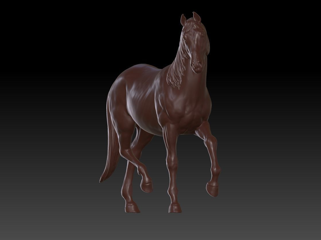 Horse animal 3D print model_1