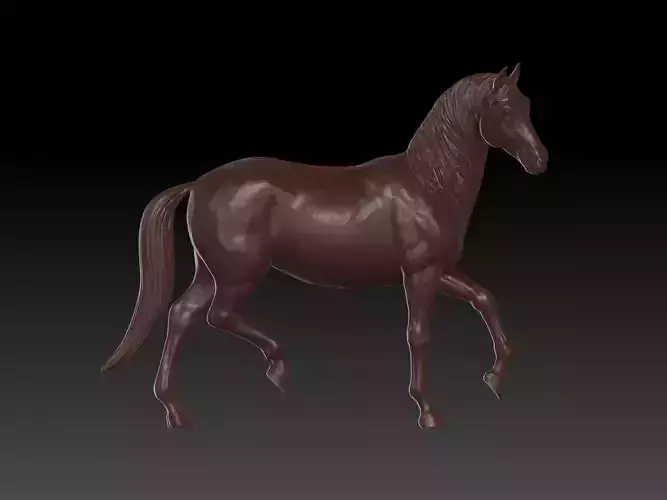 Horse animal 3D print model Horse animal 3D print model