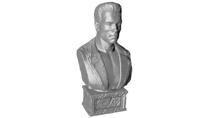 Arnold Schwarzenegger BUST for 3D printing STL