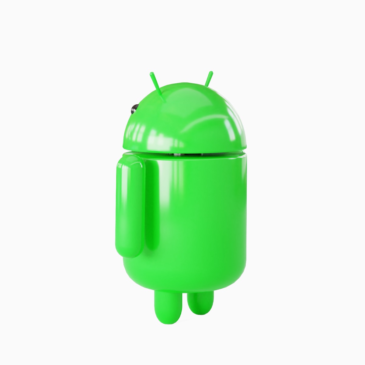 Android Robot Set Low-poly 3D model_20