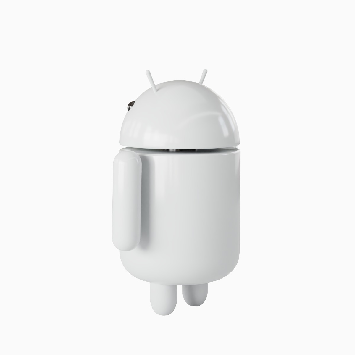 Android Robot Set Low-poly 3D model_56