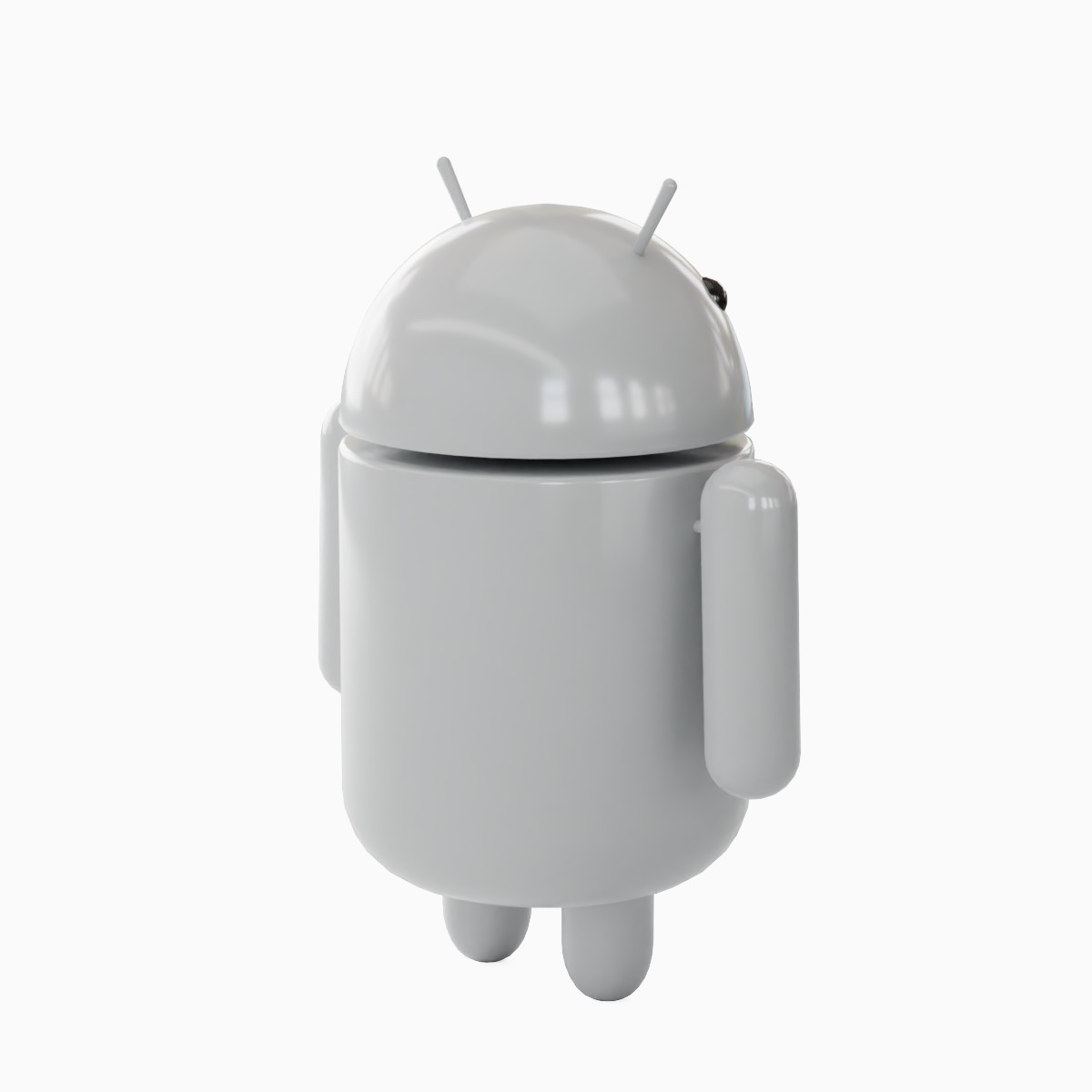 Android Robot Set Low-poly 3D model_55