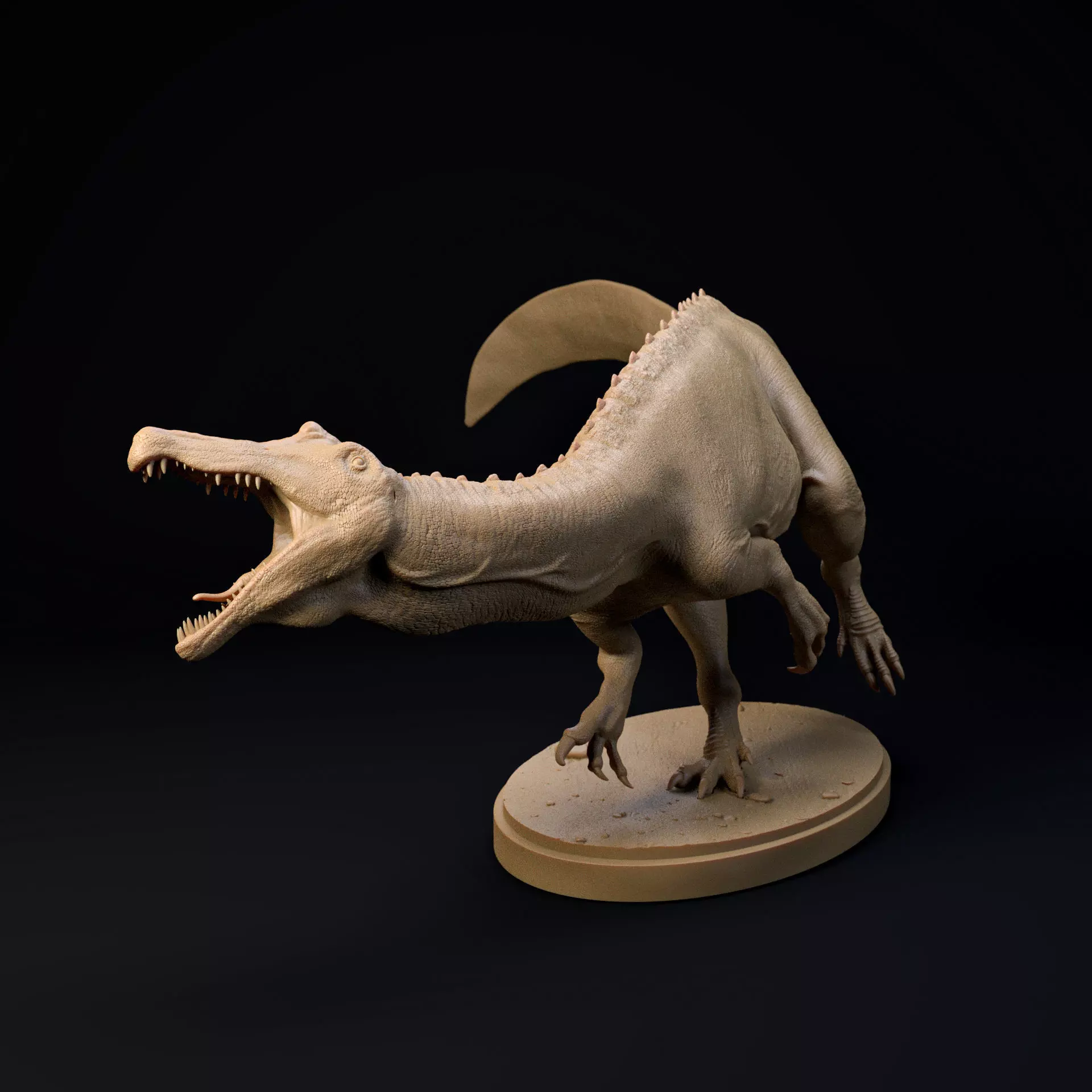 Irritator angry 1-35 pre-supported prehistoric dinosaur - FREE Free 3D print model