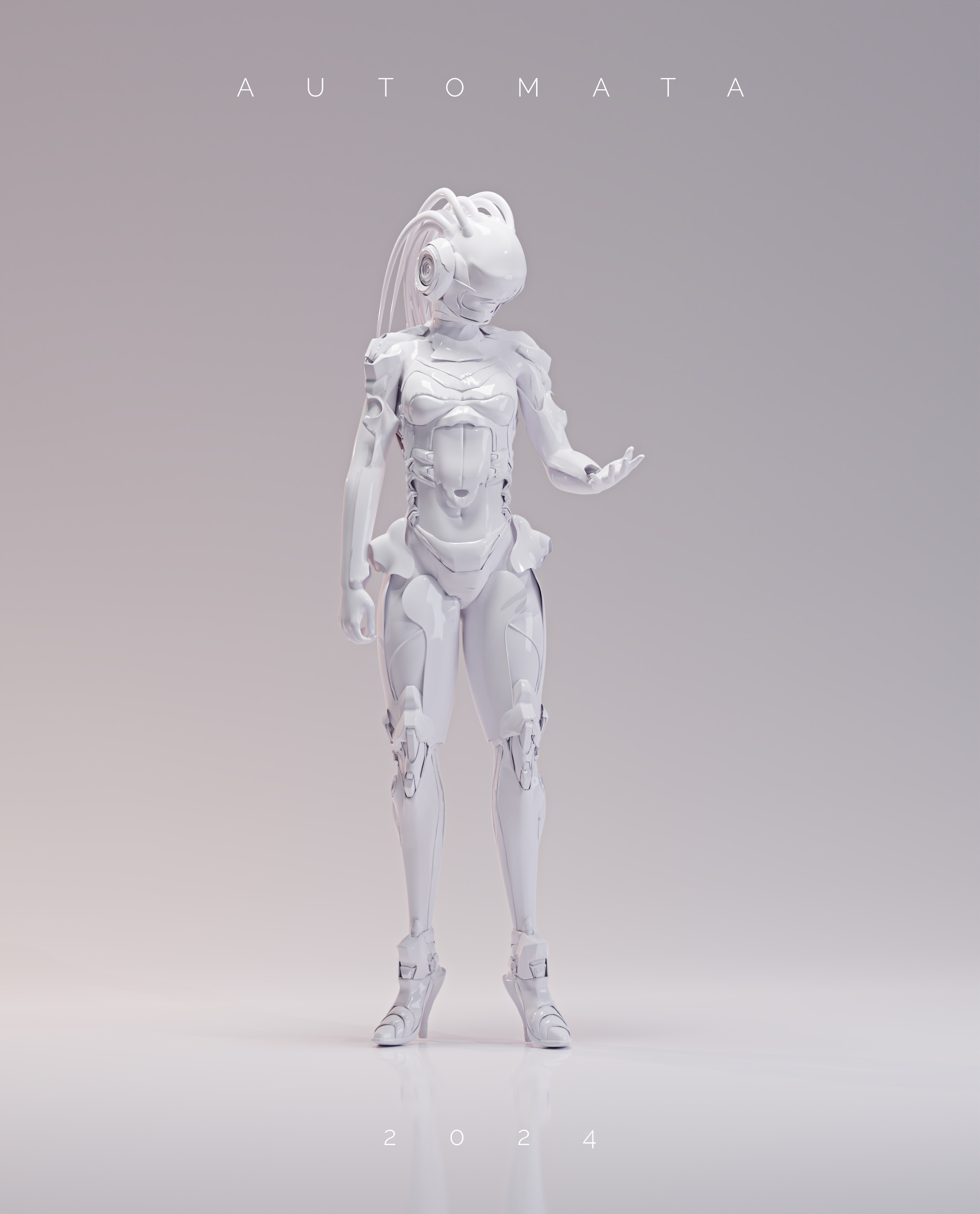 Automata Robot 3D model_1