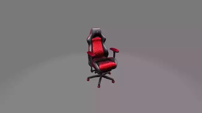 Gaming Chair Low-poly 3D model