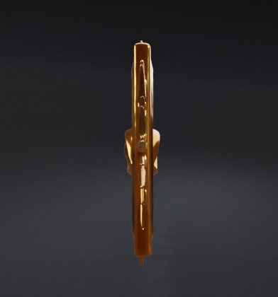 Realistic Foreseeing Eye Illuminati  Low-poly 3D model_4