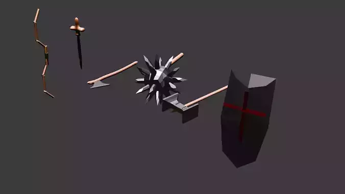 Medieval Weapon Set