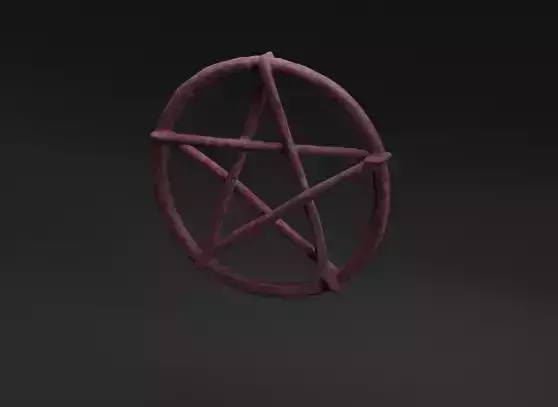 Pentagram knotted Symbol
