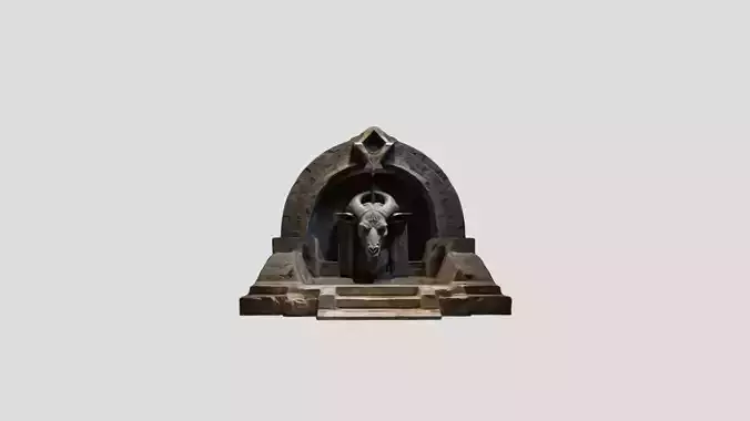 Medieval Modular Wall Altar Stone
