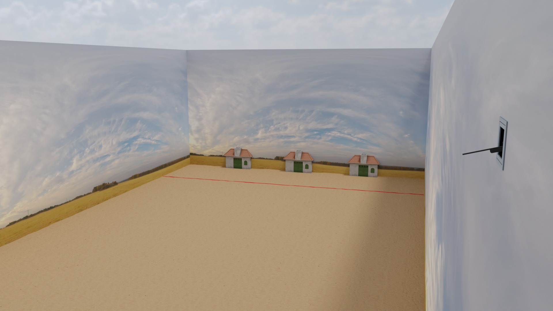 Squid Game Green Light Red Light Map 3D model_8