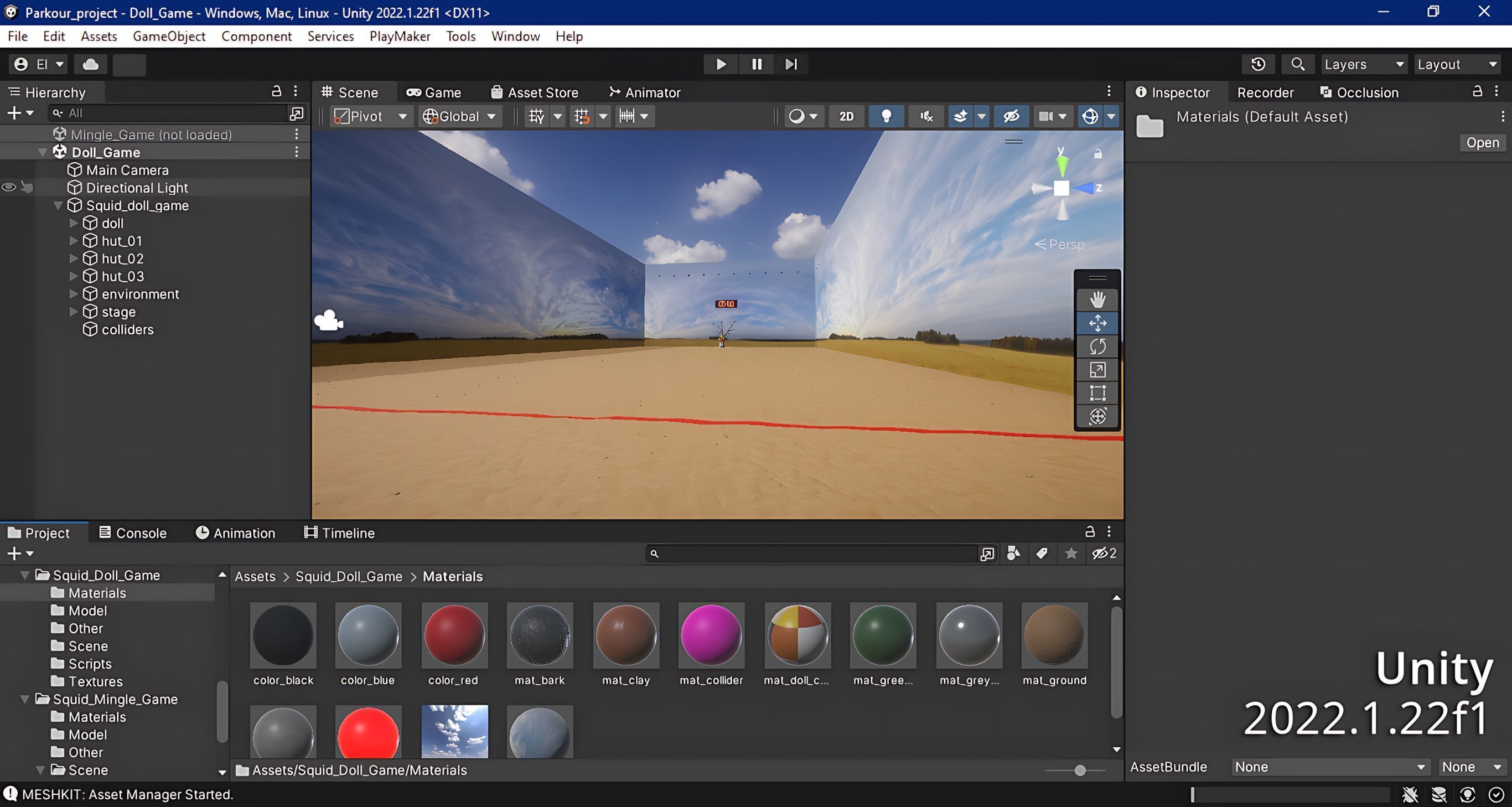 Squid Game Green Light Red Light Map 3D model_17