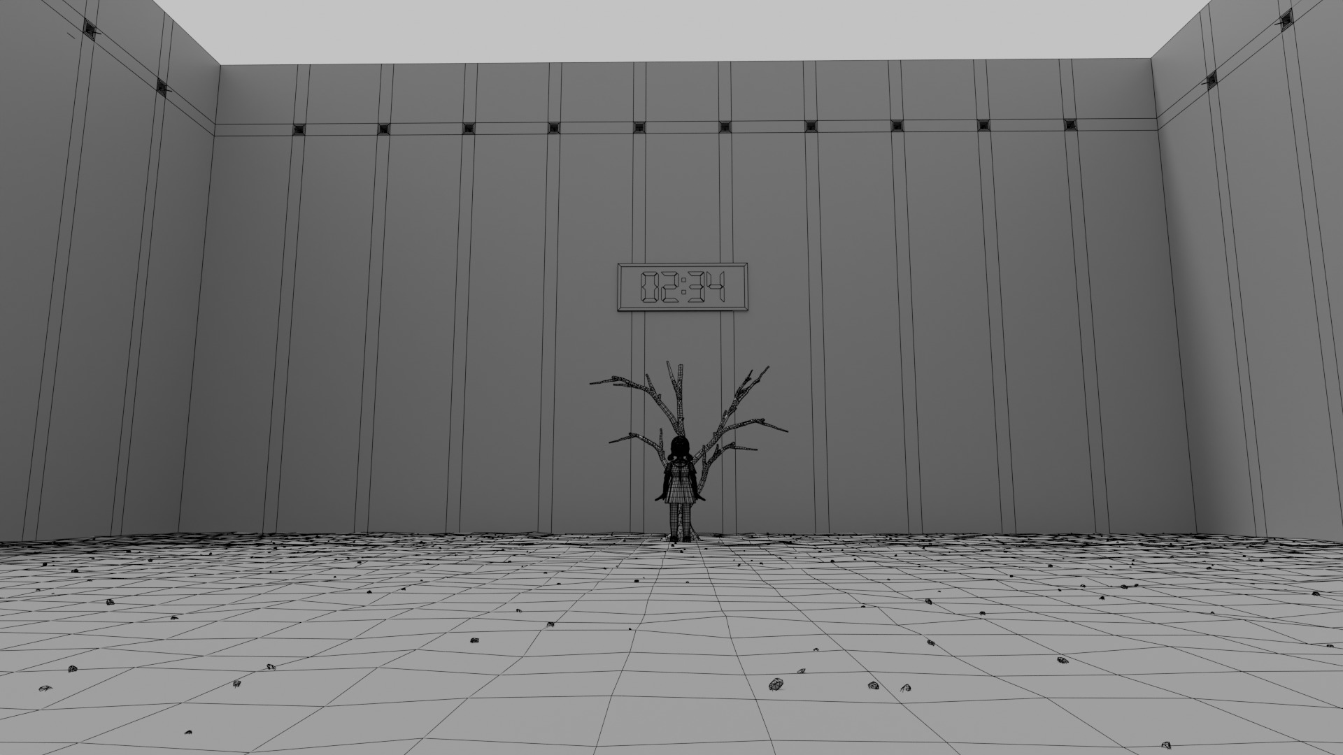 Squid Game Green Light Red Light Map 3D model_13