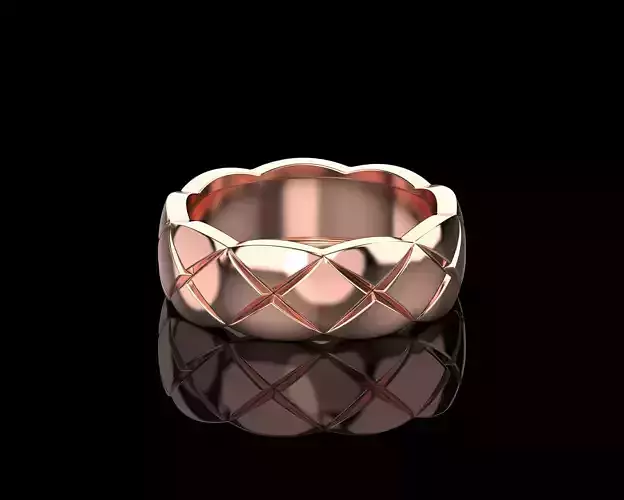 Coco Crush ring 19 - 19-5 Sizes N229 3D print model