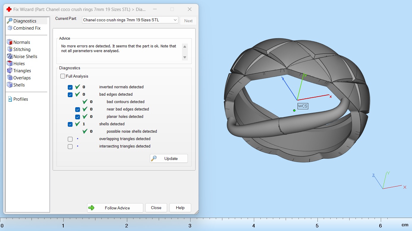 Coco Crush ring 19 - 19-5 Sizes N229 3D print model_9