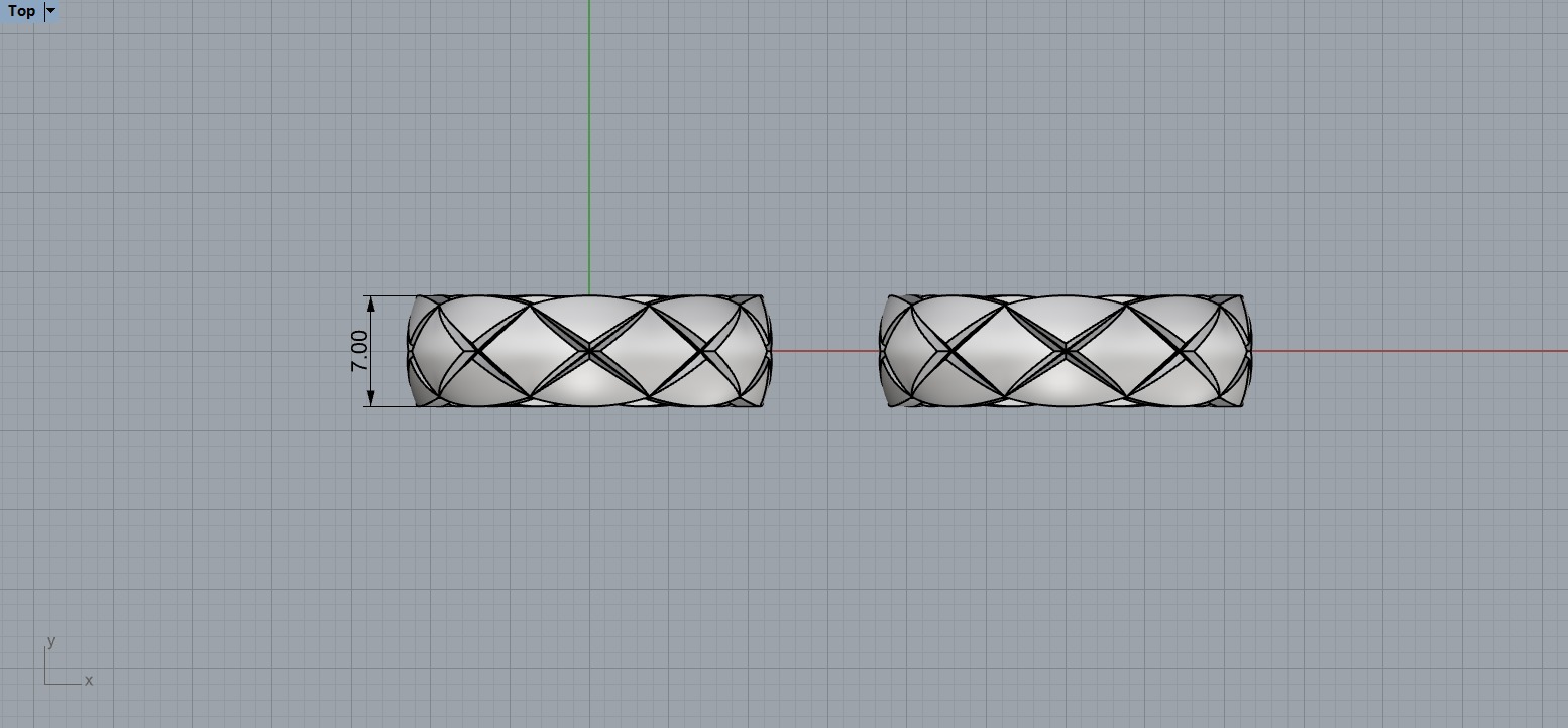 Coco Crush ring 19 - 19-5 Sizes N229 3D print model_7