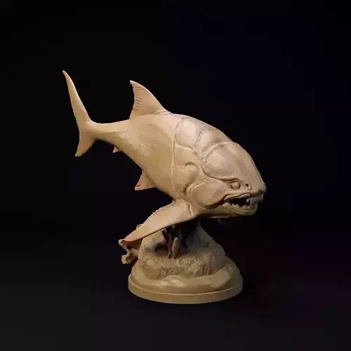 Dunkleosteus 1-35 scale pre-supported prehistoric fish 3D print model