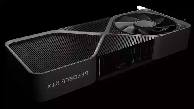 RTX 4090 graphic card 3D model