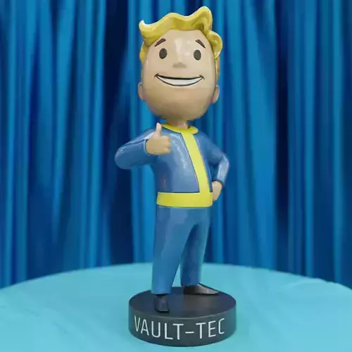 Fortnite - Vault Boy Bobbleheads Low-poly 3D model