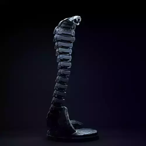 Cobra mecha robot 32mm scale pre-supported snake 3D print model