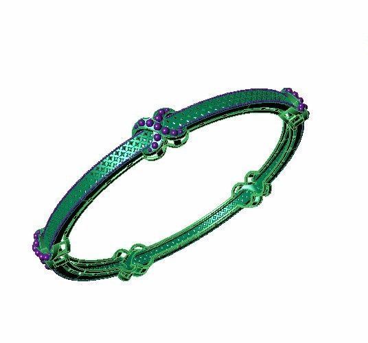 Bracelet 3D print model_2