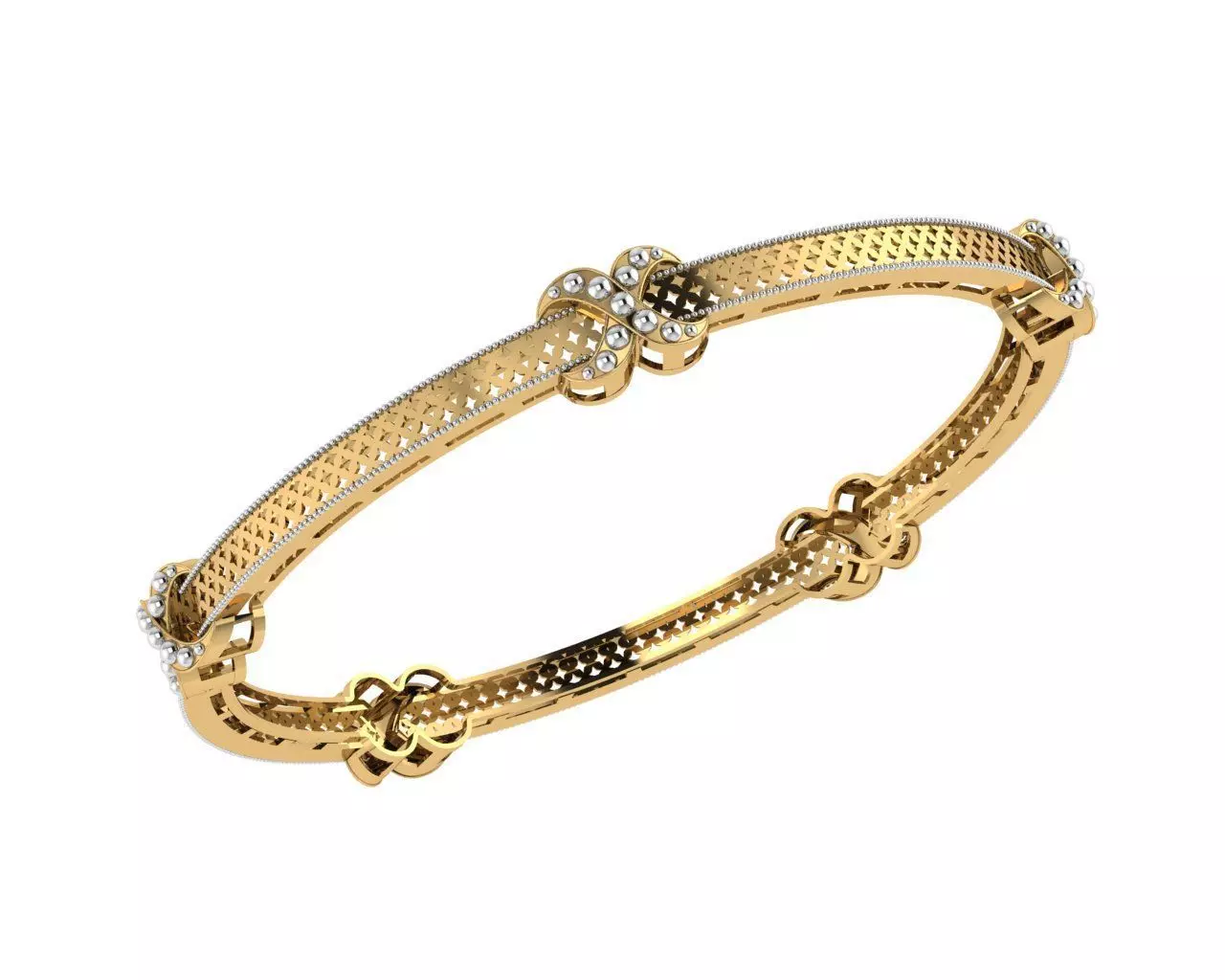 Bracelet 3D print model_0