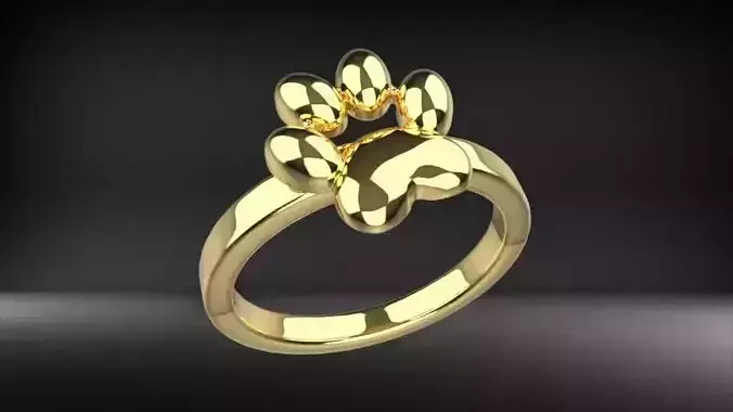Dog Paw Ring