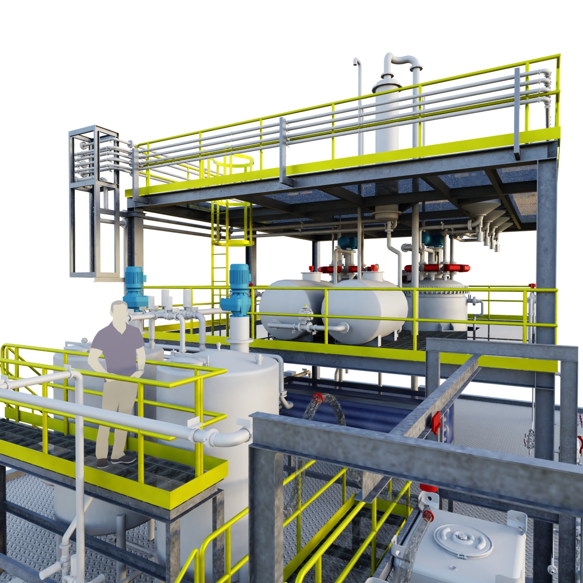 Industrial Work Shop 3D model_4