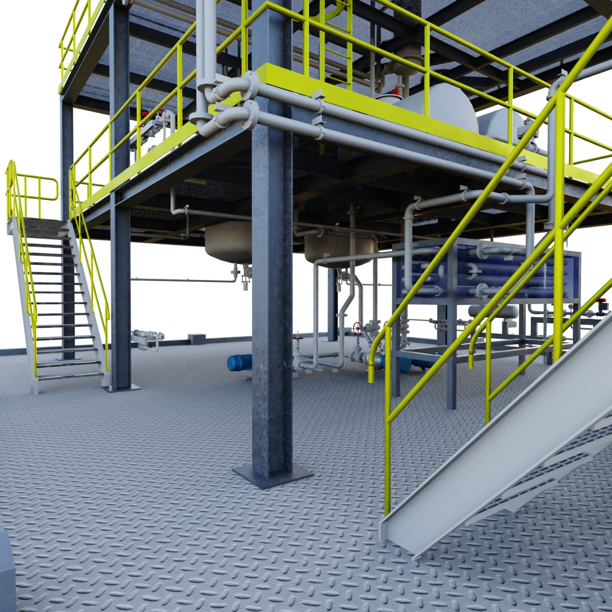 Industrial Work Shop 3D model_8