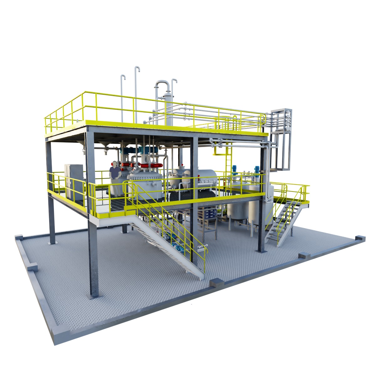 Industrial Work Shop 3D model_1