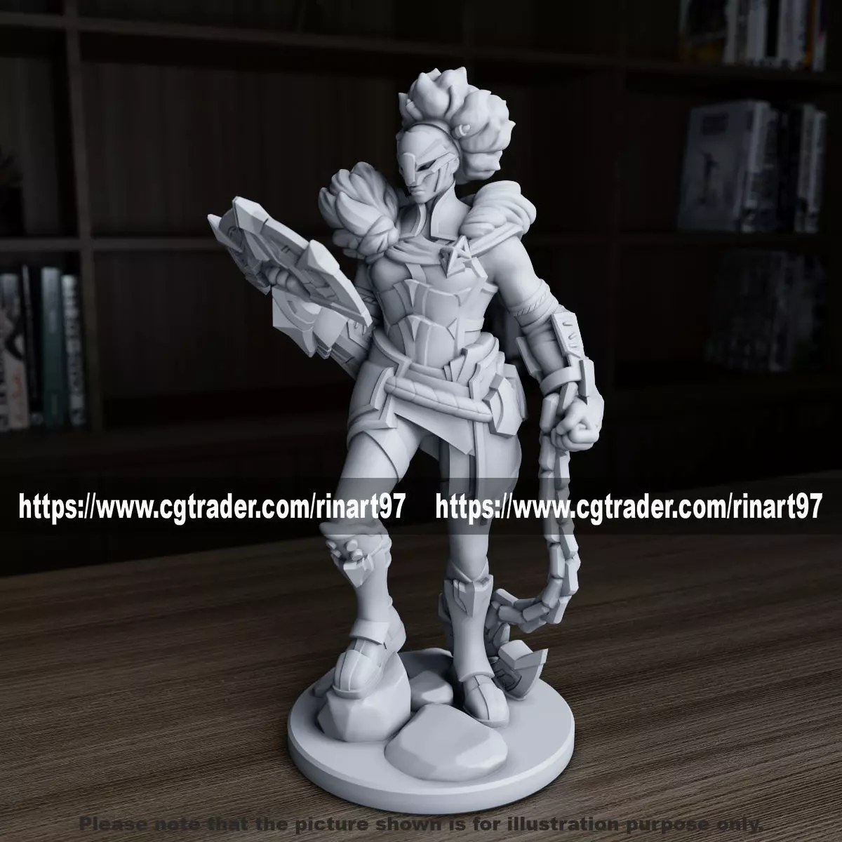 Ambessa 3d print model from league of legends  3D print model_0