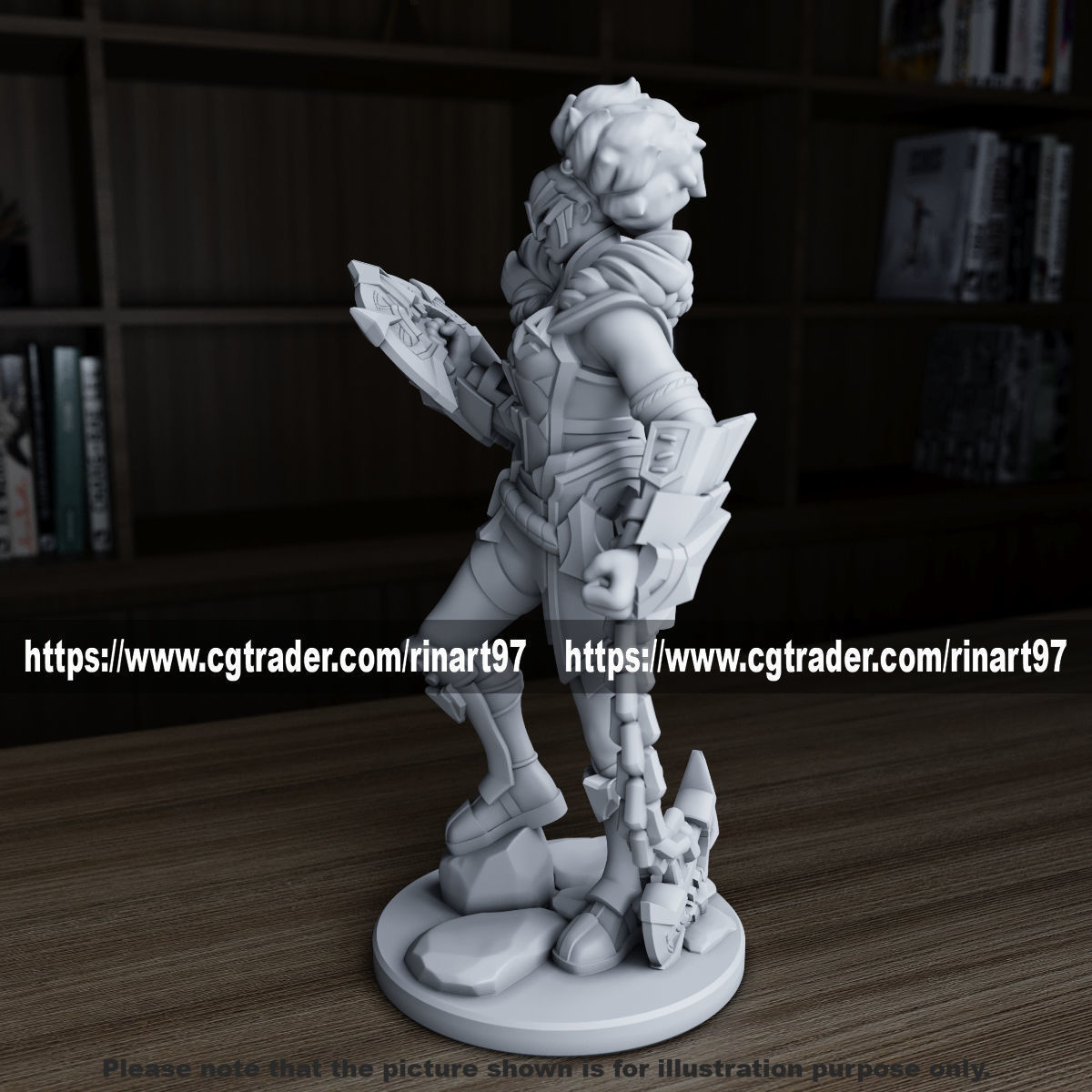 Ambessa 3d print model from league of legends  3D print model_14
