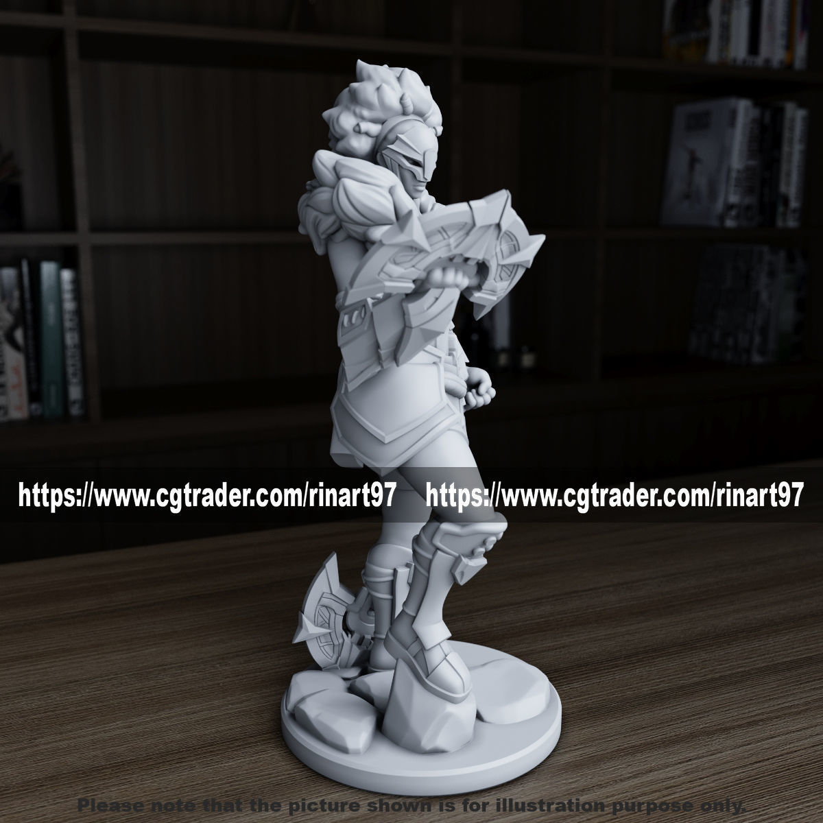 Ambessa 3d print model from league of legends  3D print model_16