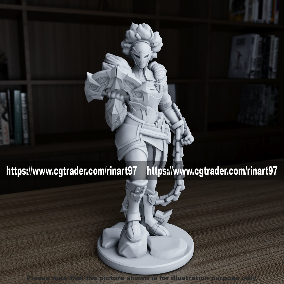 Ambessa 3d print model from league of legends  3D print model_5