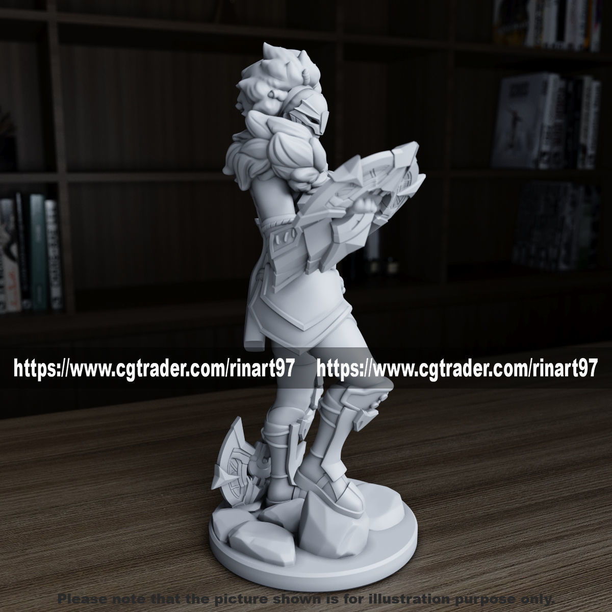 Ambessa 3d print model from league of legends  3D print model_15