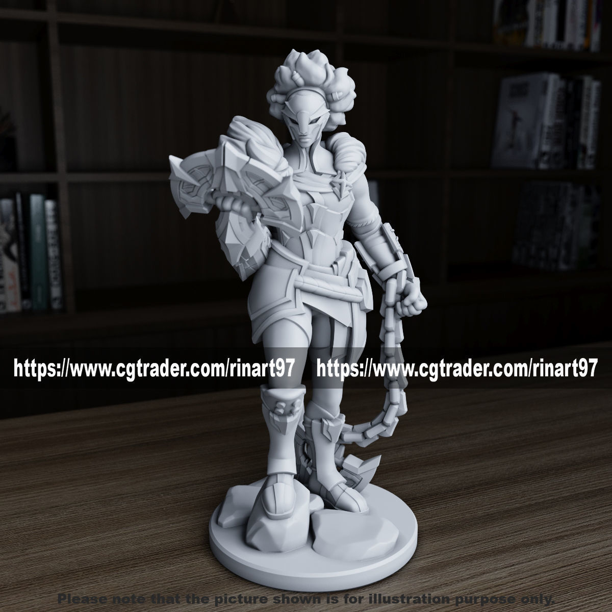 Ambessa 3d print model from league of legends  3D print model_1