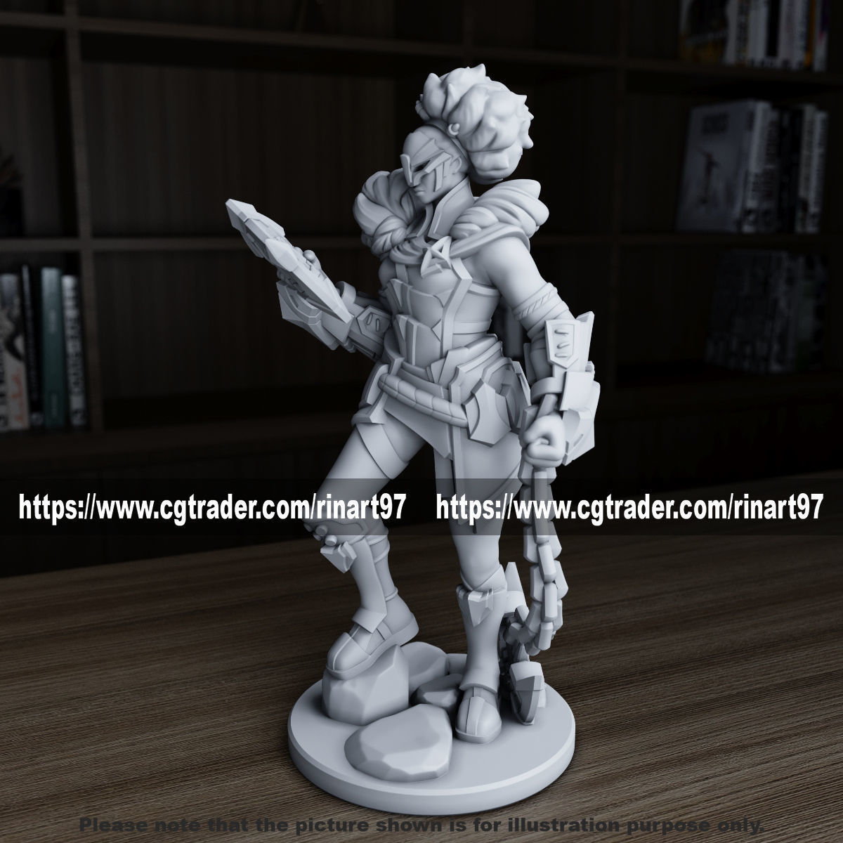 Ambessa 3d print model from league of legends  3D print model_12