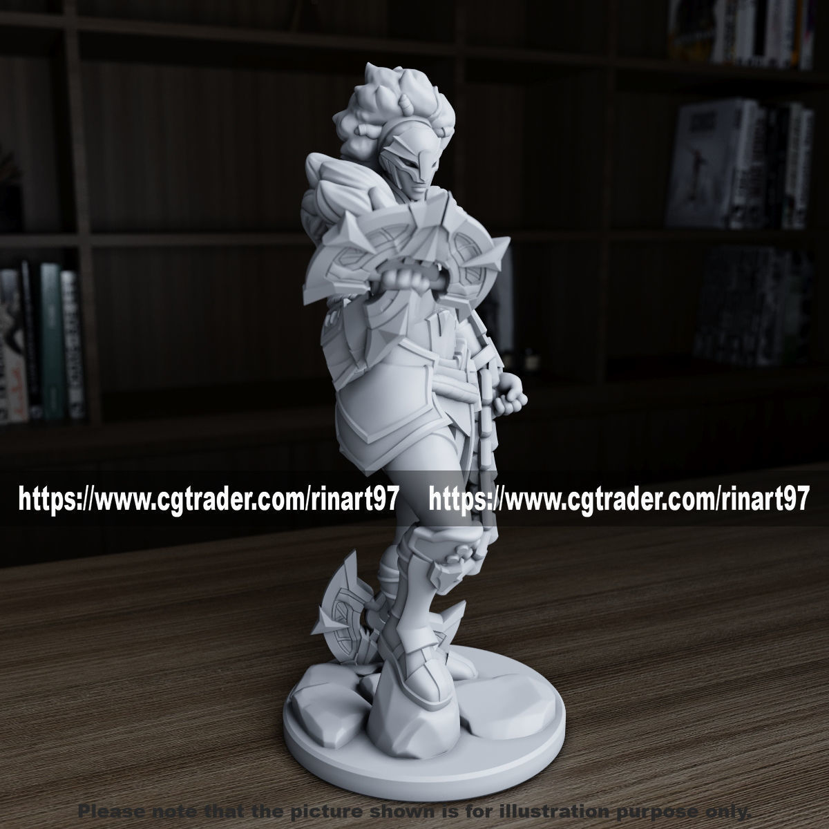 Ambessa 3d print model from league of legends  3D print model_2